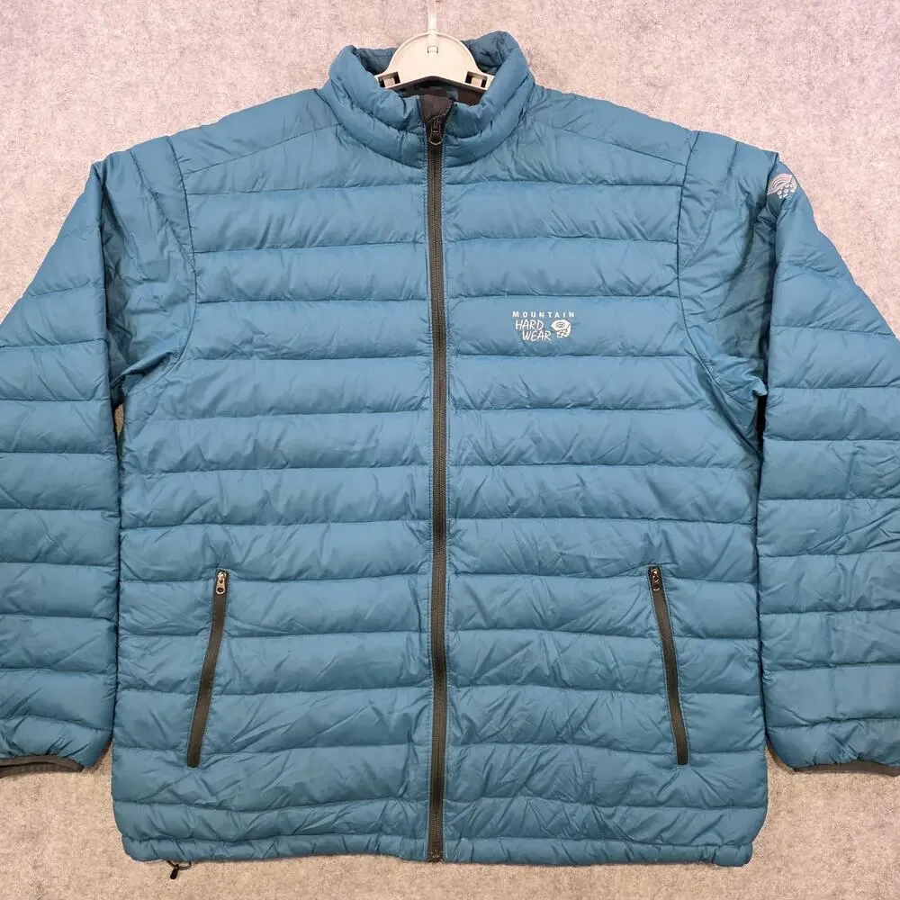 Mountain Hardwear‎ Ghost Whisperer Jacket Mens XL Down Puffer Full Zip Insulated